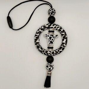 Cow car charm, rear view mirror charm